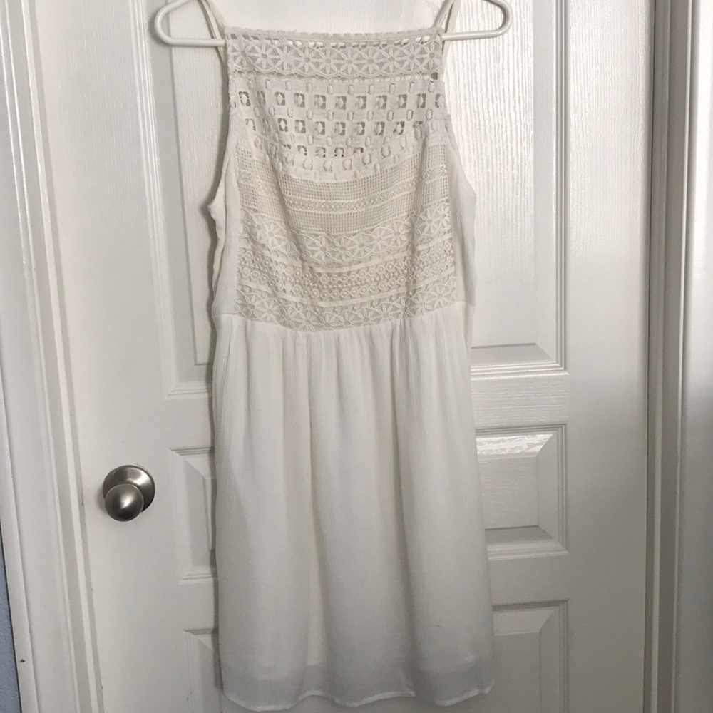 Roxy with white dress